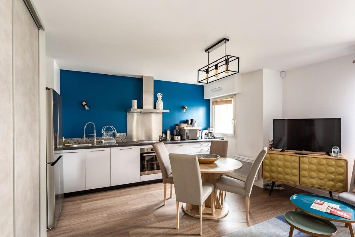 Le Saint Helier -Appartement Cosy Et Calme Parking Rennes Eksteriør billede
